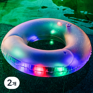 빅웨이브 LED 원형 튜브 85cm, 투명, 2개
