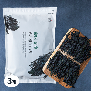 주일 완도 명품 건실 미역, 225g, 3개