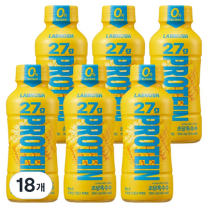 랩노쉬 프로틴 드링크 초당옥수수, 18개, 350ml