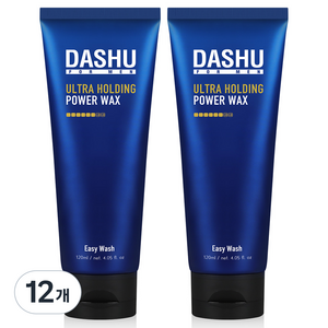 다슈 포맨 울트라 홀딩 파워 튜브 왁스, 120ml, 12개
