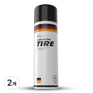 나노러스터 타이어가나쉬 광택 코팅 복원제, 170ml, 2개