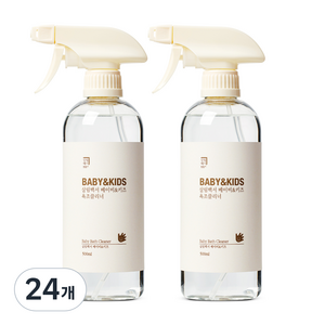 살림백서 베이비 & 키즈 욕조클리너, 500ml, 24개