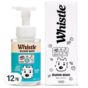 휘슬 반려동물 주방세제 펫 볼 버블워시, 300ml, 12개
