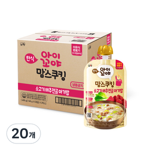 맘스쿠킹 15개월부터, 140g, 20개, 소고기배추전골아기밥