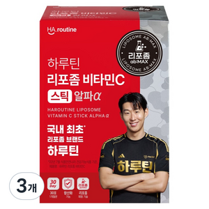 하루틴 리포좀 비타민C 스틱 알파 30p, 90g, 3개