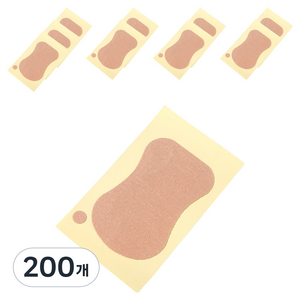 프리미엄 겨드랑이 땀 흡수 패드 스킨색 TYPE 01, 200개