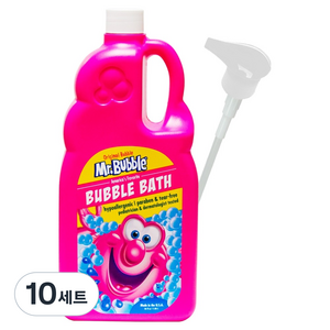 미스터버블 오리지널 버블바스 1060ml + 펌프 세트, 10세트, 1.06L
