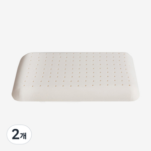 아카시아 프리미엄 라텍스 베개 일반형 + 속커버, 2개