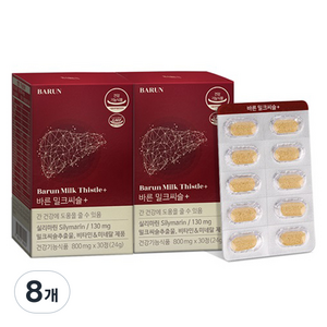 건강한약속바른 밀크씨슬 30p, 8개, 24g