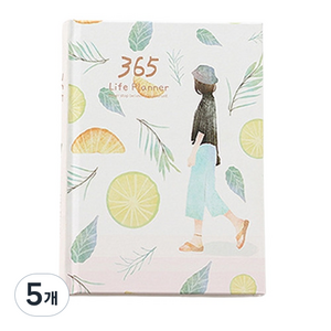 다아모아 양장 368 라이프 플래너, 레몬, 5개