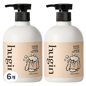 마더케이 허긴 프레쉬 아동용 샴푸, 500ml, 6개