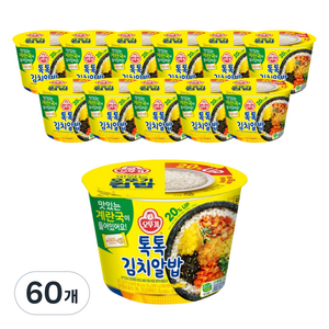 오뚜기 컵밥 톡톡김치알밥 즉석국, 227g, 60개