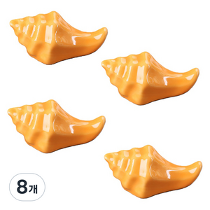 테이블 젓가락 홀더 소라디자인, 오렌지레드, 8개