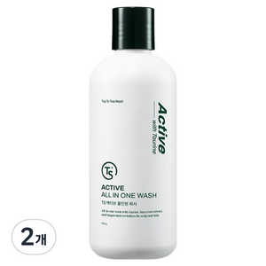 TS 액티브 올인원 바디워시, 300g, 2개