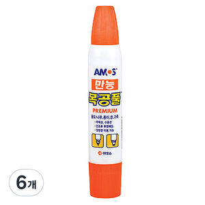 아모스 만능 목공풀, 36g, 6개
