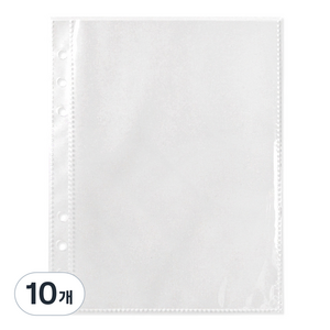 투영디자인 6공 바인더 속지 1포켓 157 x 197 mm, 20매입, 10개