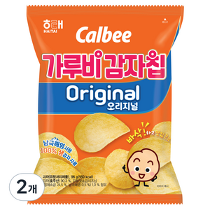 가루비 감자칩 오리지널, 96g, 2개