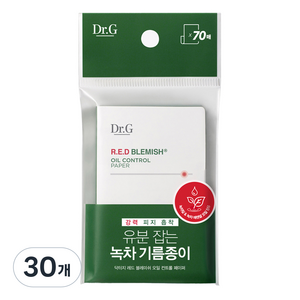 닥터지 레드 블레미쉬 오일 컨트롤 페이퍼, 70매입, 30개