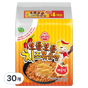 오뚜기 보들보들 치즈볶음면 매운맛 130g, 120개