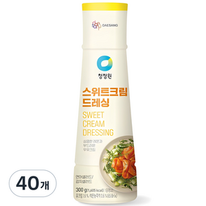청정원 스위트크림, 300g, 40개