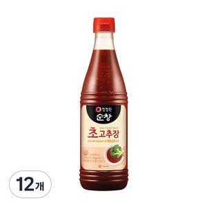 청정원순창 초고추장, 1kg, 12개