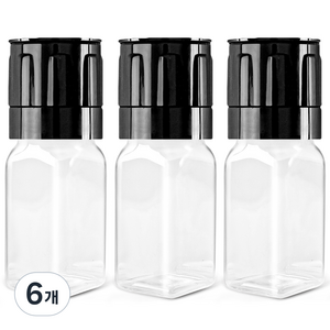 후추 소금 그라인더 깨갈이 양념통, 6개, 120ml