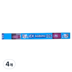코도모 라이온 EX 영유아칫솔 13S, 랜덤발송, 4개