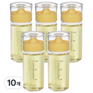 씨밀렉스 실리콘 오일 양념병 옐로우, 350ml, 10개