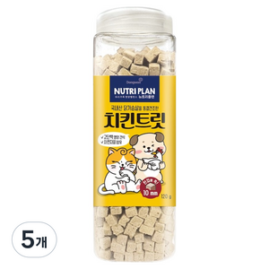 동원뉴트리플랜 반려동물 트릿, 120g, 5개, 치킨