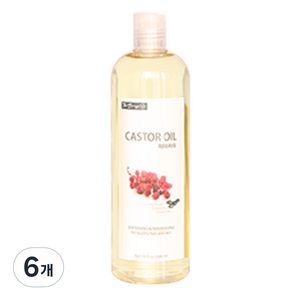 보르헤스 정제 피마자유 바디오일, 500ml, 6개