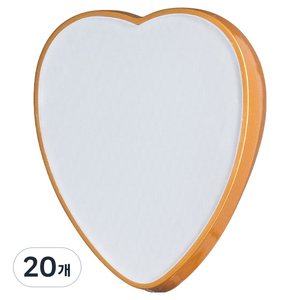 크블랑스 예쁜 하트 발각질 제거기 화이트골드 72 x 90 mm, 20개, 100g, 1개입