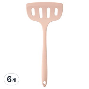 이지실리 파스텔 실리콘 계란말이 와이드 뒤집개 27.5cm, 핑크, 6개