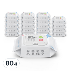 퓨어닷 소독티슈 캡형, 65g, 30매, 80개