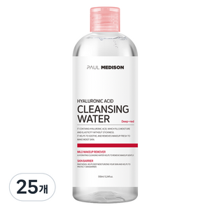 폴메디슨 히알루론산 클렌징 워터, 510ml, 25개