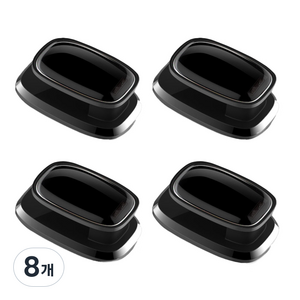 어반카 접착식 멀티 다용도 후크, 8개, 블랙