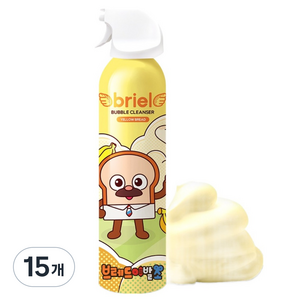 디보트브리엘 옐로우 브레드 버블 바클렌저 바나나향, 200ml, 15개