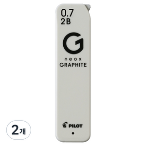 파이롯트 new 네옥스 그라파이트 샤프심 2B, 0.7mm, 2개