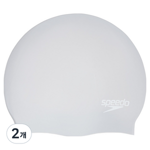 스피도 롱헤어 수영모자 8-0616817273, SILVERWHITE, 2개