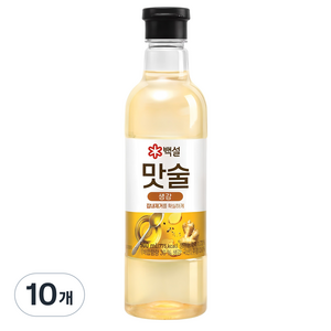 백설 맛술 생강, 500ml, 10개