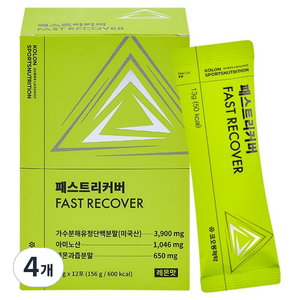 코오롱제약 패스트리커버 12p, 156g, 4개