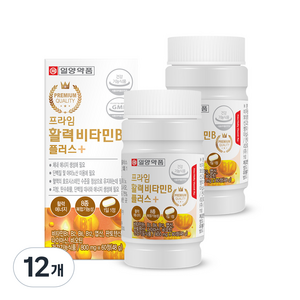 일양약품 프라임 활력 비타민B 플러스 48g, 60정, 12개