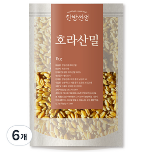 한방선생 호라산밀, 1kg, 6개