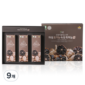 건강이열리는나무 의성 숙성 흑마늘스틱 세트 10p, 100g, 9개