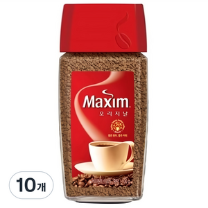 맥심 오리지날 원두커피믹스, 100g, 10개
