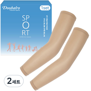 두발로 UV 자외선 차단 스포츠 쉘론 쿨토시, 2세트