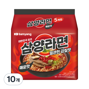삼양라면 매운맛 120g, 50개
