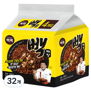 백쿡 빽짜장 140g, 128개