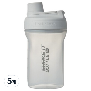 락앤락 쉐이킷보틀 프로 스탠다드, 라이트그레이, 650ml, 5개