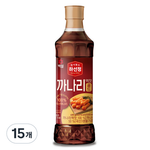 하선정 국산 까나리액젓 골드, 400g, 15개