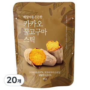 카카오 꿀고구마 스틱, 65g, 20개